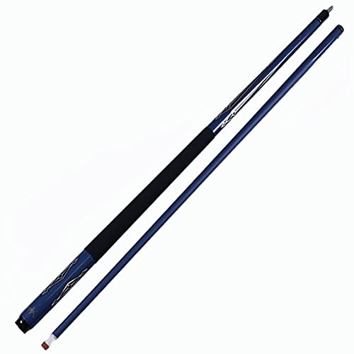 Pool-Queue für Erwachsene 57 Zoll 19 Unzen Ahorn 1/2 Gelenk Professionelle Billard-Pool-Queue-Sticks mit 13-mm-Spitzen, geeignet für Acht- und Neunbälle GS24914(Color:a-Single Rod,Size:13mm) von ZHEYANG