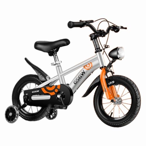 City Bike 18-Zoll-Speichenrad Flash-Rad Jungen und Mädchen 3-9 Jahre alte Kinderfahrräder für große Kinder und Kinder C,16 inches 1 von ZHMQQDL