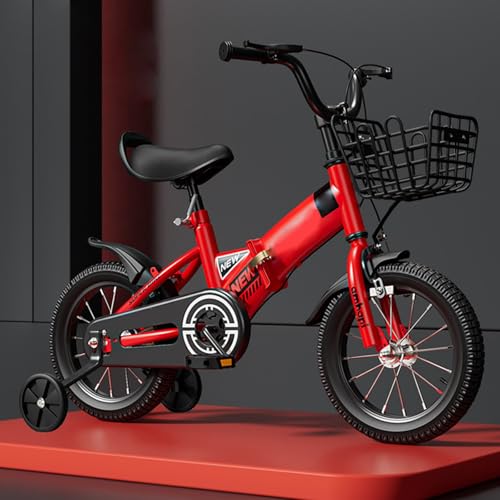 Kinder Klapprad 20" 12" Mit Stützrädern Geeignet für Kinder von 2 Bis 8 Jahren C,12 inches von ZHMQQDL