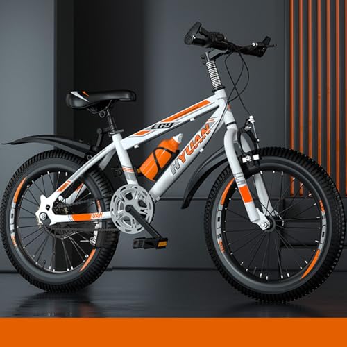 Kinder Mountainbike 26 Zoll Singlespeed Jugend Leichtgewichtiger Carbonstahlrahmen Dicker Reifen Geeignet für Körpergröße 105-180cm D,26 inches von ZHMQQDL