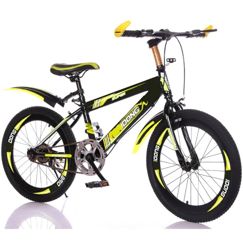 Mountainbike 22 Zoll Dual V Brake Kinderfahrrad Geeignet für Körpergröße 125-170 cm Carbon Steel MTB Bike D,24 inches von ZHMQQDL