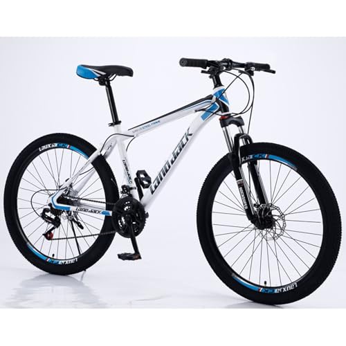 Mountainbike 26 Zoll 30 Gang Fahrrad für Erwachsene Mehrgang Federung Cross Country Fahrrad Rennrad Einrad B1,30-Speed von ZHMQQDL