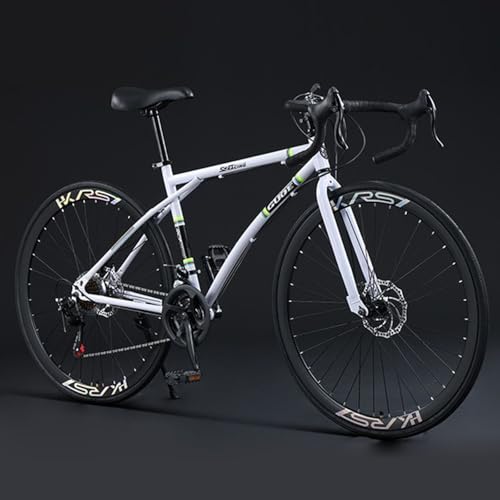 Mountainbike 26 Zoll Doppelscheibenbremse Aluminiumlegierung Lenker für Körpergröße 160-185cm B,7-Speed von ZHMQQDL