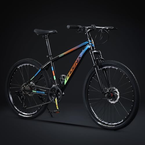 Mountainbike 26 Zoll Offroad Rennrad mit Gangschaltung Sportfahrrad Dual Shock-Fahrrad für Herren und Damen C,26 inches 27speed von ZHMQQDL