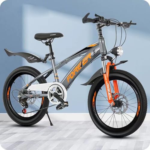 Mountainbike 6 Gang 20 22 Zoll Fahrrad Kohlenstoffstahlrahmen Stoßdämpfung Scheibenbremse Geeignet für Körpergröße 120-160cm B,22 inches von ZHMQQDL