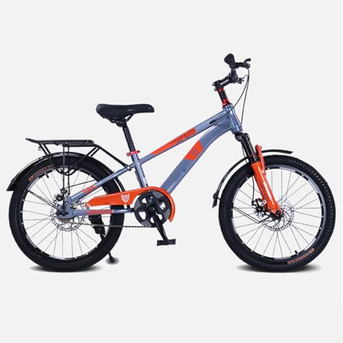 Mountainbike Jugendfahrrad für Erwachsene 24 Zoll Doppelschulter Stoßdämpfung Vorderradgabel Vorne und Hinten Doppelscheibenbremsen Geeignet für Jungen und Mädchen E,20 inches von ZHMQQDL