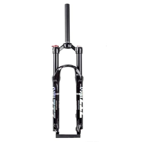 Mountainbike-Vorderradgabel 26/27,5/29 Zoll Schwarz/Rot Schulterkontrolle 120 mm Mit Dämpfung A,27.5 inches von ZHMQQDL