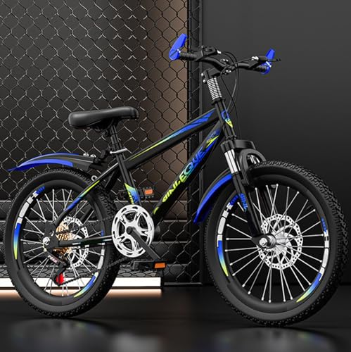 ZHMQQDL Mountainbike 24 Zoll Variable Geschwindigkeit Fahrrad Stoßdämpfung Scheibenbremse Modell Erwachsene Teenager Licht Pendeln B,20 inches von ZHMQQDL