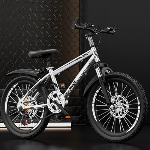 ZHMQQDL Mountainbike 24 Zoll Variable Geschwindigkeit Fahrrad Stoßdämpfung Scheibenbremse Modell Erwachsene Teenager Licht Pendeln D,22 inches von ZHMQQDL