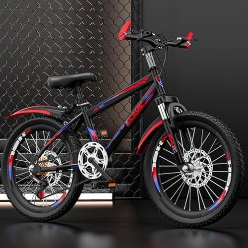 ZHMQQDL Mountainbike 24 Zoll Variable Geschwindigkeit Fahrrad Stoßdämpfung Scheibenbremse Modell Erwachsene Teenager Licht Pendeln F,24 inches von ZHMQQDL