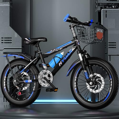 ZHMQQDL Mountainbike 26/24 Zoll Stoßdämpfende Scheibenbremsen Variable Geschwindigkeit rutschfeste und Verschleißfeste Reifen Einstellbare Sitzhöhe A,24 inches von ZHMQQDL