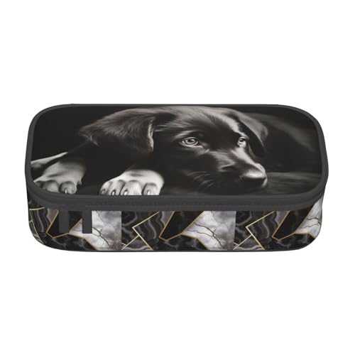 ZHONGSK Federmäppchen mit großem Fassungsvermögen, großes Federmäppchen – Welpen, Hund, Schule, Schreibwaren, Organizer, Make-up-Tasche mit Reißverschlussfächern für Mädchen, Jungen, Kinder, von ZHONGSK