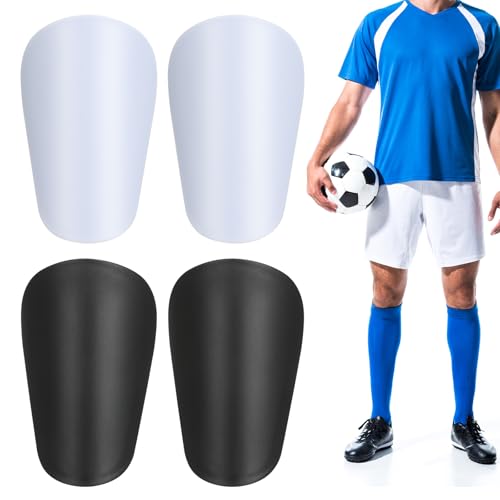 2 Paar Mini Fußball Schienbeinschoner, Schwarz Weiß Extra Mini Schienbeinschoner, Mini Beinschutz für Erwachsene Kinder, Stoßfeste Anti Kollisions Beinschützer, Fußball Schutzzubehör Beine Football 2 Paar Mini Fußball Schienbeinschoner, Schwarz Weiß Extra Mini Schienbeinschoner, Mini Beinschutz für Erwachsene Kinder, Stoßfeste Anti Kollisions Beinschützer, Fußball Schutzzubehör Beine Football von ZHXGO