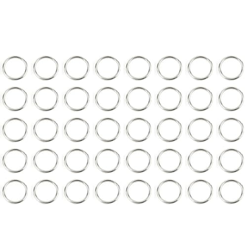 ZIDDAR 500Pcs Hohe Festigkeit Angeln Split Ringe Linie Stecker High Carbon Frühling Stahl Split Ringe Angeln Lockt Stecker von ZIDDAR