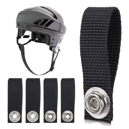 ZIDDAR 6Pcs Kinnriemen Ersatz Für Hockey Helm Hockey Helm Kinn Mit Einzigen Strap Hockey Helm Zubehör von ZIDDAR