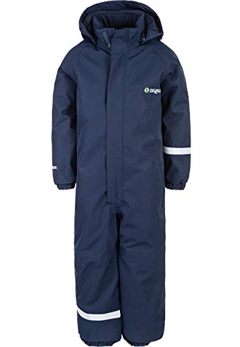 ZIGZAG Kinder Kinder Schneeanzug Vally Coverall W-PRO 10000 I Unisex Overall für Mädchen und Jungen I Outdoor Anzug mit Reflektoren 2048 Navy Blazer 140 von ZIGZAG