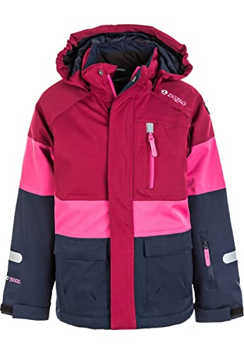 ZIGZAG Kinder Ski Jacket Taylora 4055 Beet Red 128 von ZIGZAG