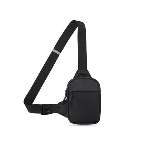 Bauchtasche Damen, Wasserdicht Hüfttasche für Herren und Damen, Bauchtasche für Wandern Training im Freien (Color : Black, Size : One Size) von ZILUXI