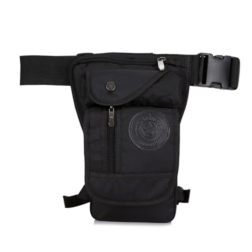 Gürteltasche, Wasserdicht & Verstellbar Brusttasche, Doggy Bag für Running, Outdoor Sport, Camping, Wandern, Fahrrad (Color : Black, Size : One Size) von ZILUXI