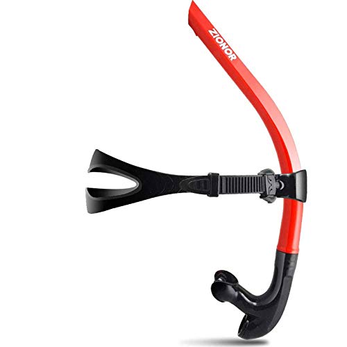 ZIONOR Dry Schnorchel, T1 Schnorchel Erwachsene Silikon für Schwimmtraining mit Bequemen Kopfpolster Center Mount Silikon Mundstück Einwegventil für Schwimmbad offenes Wasser ZIONOR Dry Schnorchel, T1 Schnorchel Erwachsene Silikon für Schwimmtraining mit Bequemen Kopfpolster Center Mount Silikon Mundstück Einwegventil für Schwimmbad offenes Wasser von ZIONOR