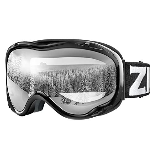 ZIONOR Skibrille für Herren Damen Jugend, Lagopus Snowboard Brille Verspiegelt OTG UV-Schutz Anti-Nebel Schneebrille für Snowboarden Skifahren Skaten ZIONOR Skibrille für Herren Damen Jugend, Lagopus Snowboard Brille Verspiegelt OTG UV-Schutz Anti-Nebel Schneebrille für Snowboarden Skifahren Skaten von ZIONOR