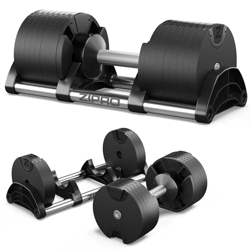 Zipro verstellbare Hanteln Round, 1 Stück, rutschfestes Kurzhantel 36 kg, einstellbare Gewichte, 16 Einstellungen, von 2 bis 36 kg Gewicht System, Krafttraining für Hause, runde Form, Home Gym Zipro verstellbare Hanteln Round, 1 Stück, rutschfestes Kurzhantel 36 kg, einstellbare Gewichte, 16 Einstellungen, von 2 bis 36 kg Gewicht System, Krafttraining für Hause, runde Form, Home Gym von ZIPRO