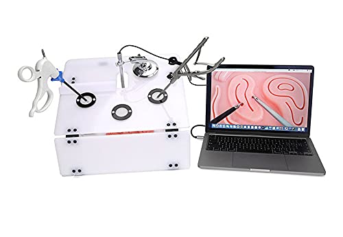 Laparoskopisches Trainer-Simulator-Box-Kit, Simulator-Box, Chirurgie-Simulator-Kit, mit Instrumenten und Zubehör zum Üben für die Schulung von Schülern von ZJDYDY