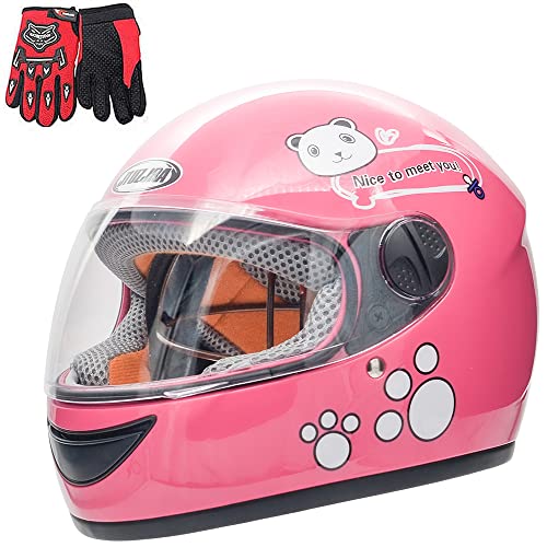 ZJRA Kinderhelm, Motorradhelm Für Kinder, Motorrad Halbhelme, Motorrad Moped Jungen Mädchen Kinder Childs, 3 Farben Style Für Wahl,Rosa ZJRA Kinderhelm, Motorradhelm Für Kinder, Motorrad Halbhelme, Motorrad Moped Jungen Mädchen Kinder Childs, 3 Farben Style Für Wahl,Rosa von ZJRA