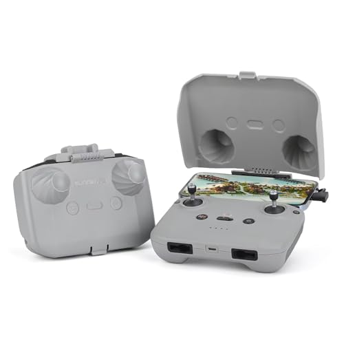 ZJRXM Sonnenschutz für DJI Mini 4 Pro/Ari 3 Drone Controller, 2 in 1 Sonnenblende RC Joysticks Protektor für DJI RC-N2/RC-N1 Controller, Mini 4 Pro Zubehör ZJRXM Sonnenschutz für DJI Mini 4 Pro/Ari 3 Drone Controller, 2 in 1 Sonnenblende RC Joysticks Protektor für DJI RC-N2/RC-N1 Controller, Mini 4 Pro Zubehör von ZJRXM