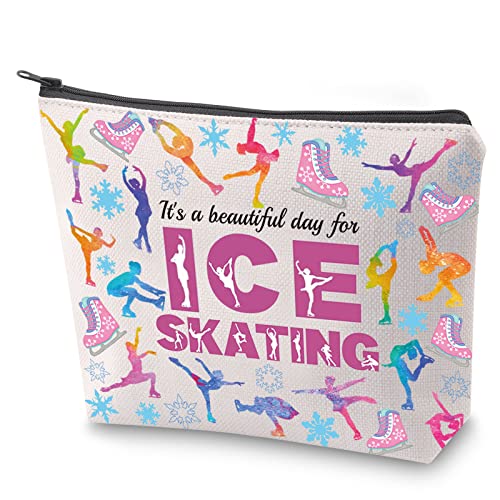 ZJXHPO Skater Survival Kit Eislauf-Liebhaber Geschenk It's A Beautiful Day For Ice Skating Make-up Bag Skating Team Kulturbeutel Figure Skating Geschenk, Schlittschuh, Nein ZJXHPO Skater Survival Kit Eislauf-Liebhaber Geschenk It's A Beautiful Day For Ice Skating Make-up Bag Skating Team Kulturbeutel Figure Skating Geschenk, Schlittschuh, Nein von ZJXHPO