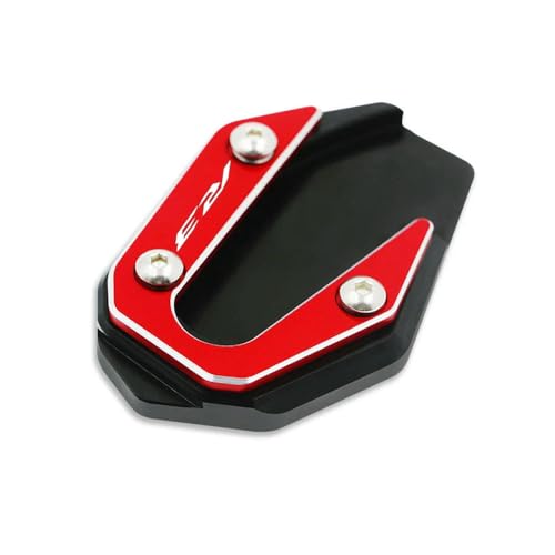 ZKSXSM Motorrad CNC Fuß Seitenständer Verlängerung Kickstand Pad Stützplatte Vergrößern für Y/amaha MT-03 MT 03 MT03 MT-25 R3 R25 2017-2023 von ZKSXSM