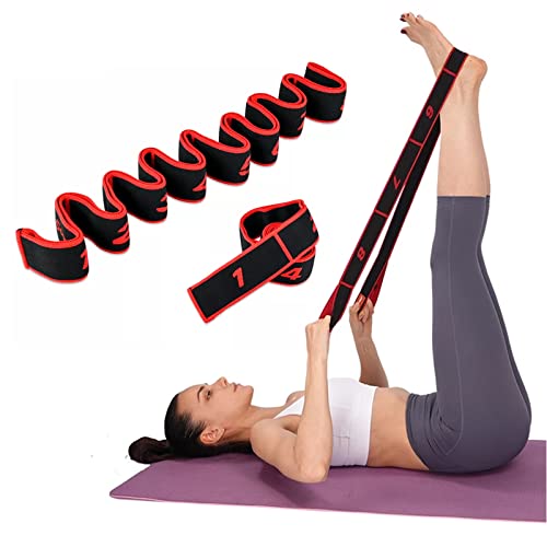 Yoga Stretching Band,Fitnessbänder Band,Yoga Stretch Gurt,Hochelastischer Gymnastikband,für Bein Training,Fitness,Tanz,Gymnastik Yoga Stretching Band,Fitnessbänder Band,Yoga Stretch Gurt,Hochelastischer Gymnastikband,für Bein Training,Fitness,Tanz,Gymnastik von ZLXFT