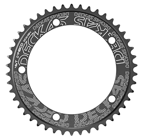 Kettenblatt, 1 Stück, 144BCD Kettenblatt, 44T, 46T, 48T, 50T, 52T, 54T, 56T, Einzel-Kettenblatt, verbesserte Version der positiven negativen Zähne für TMB-Fahrrad-Kettenblätter für Fahrräder von ZMQU