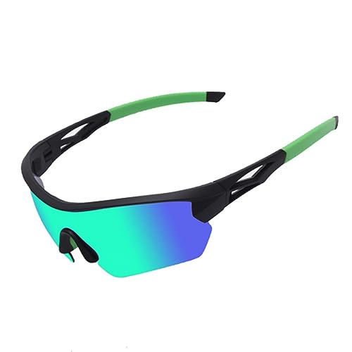 ZNBIOINA Polarisierte Sport-Sonnenbrille für Männer Frauen Jugend mit 5 austauschbaren Gläsern, UV400 Sonnenbrille für Radfahren Fahren, G04 von ZNBIOINA