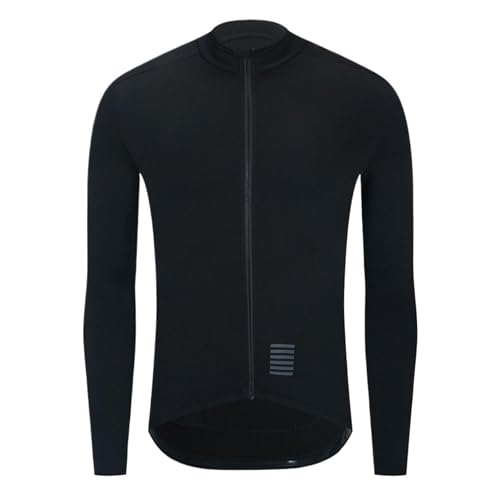 ZNTIHZ Winter-Radjacken Für Männer Winterjacke Thermofleece Herren Fahrradjacke Langarm Radfahren Fahrradbekleidung Schwarz Für Radfahren, Wandern((EU M)) von ZNTIHZ