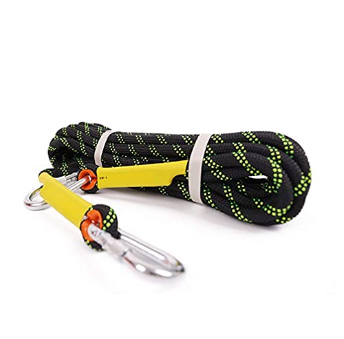 ZOAPDEBCE Statisches Kletterseil Nylon -Sicherheitsseil, Sicherheitsseil Outdoor Safety Rescue Gym Statisches Seil(20M/12MM) von ZOAPDEBCE