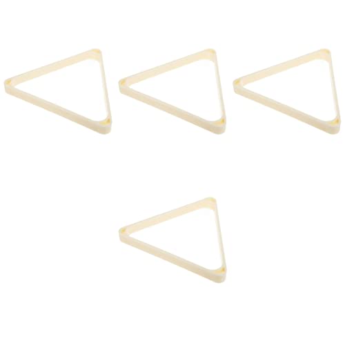 ZOAPDEBCETriangle Billardkugel Rack, Billardkugelständer, 3 Stück Billardstativ Billardtisch Dreieckshalter Billardkugelhalter (33 x 29,5 cm x 4 Stück)(33X29.5CMx4pcs) von ZOAPDEBCE