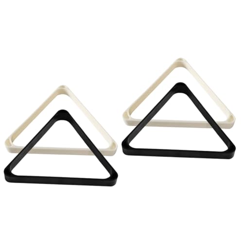 ZOAPDEBCETriangle Billardkugel Rack, Billardkugelständer, 4 Stück Billard-Dreiecksrahmen-Befestigungsständer Stativständer Billard (26,5 x 26,5 cm x 3 Stück)(26.5x26.5cmx2pcs) von ZOAPDEBCE