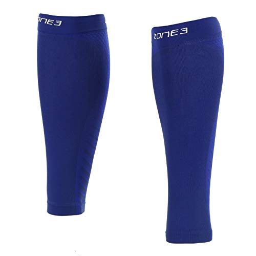 ZONE3 Herren Seamless Compression Wadenschoner, blau (Petrol Blue), XS von ZONE3