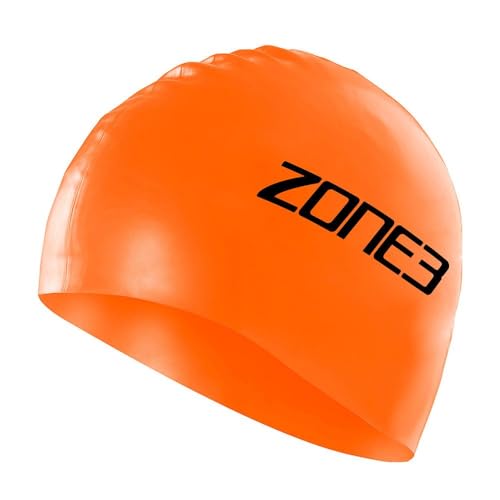 ZONE3 Unisex-Adult Neoprene Swimming Cap, Orange, Unique Size ZONE3 Unisex-Adult Neoprene Swimming Cap, Orange, Unique Size von ZONE3