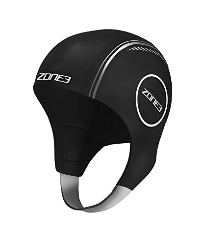ZONE3 Badekappe aus Neopren, für Erwachsene, Unisex, Schwarz/Silber, Größe XS ZONE3 Badekappe aus Neopren, für Erwachsene, Unisex, Schwarz/Silber, Größe XS von ZONE3