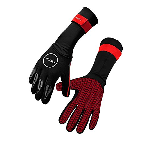 ZONE3 Swim Gloves Neopren Handschuhe, Unisex, Erwachsene, Schwarz, XL von ZONE3