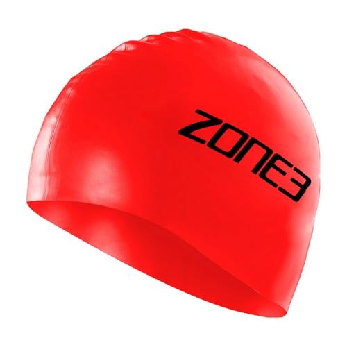 ZONE3 Sa18scap108/Os Badekappe aus Silikon, 48 g, Rot, Einheitsgröße ZONE3 Sa18scap108/Os Badekappe aus Silikon, 48 g, Rot, Einheitsgröße von ZONE3