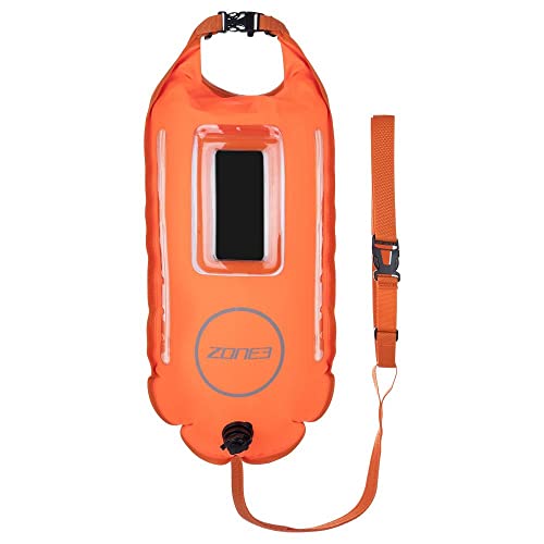 ZONE3 Sa212lbp113 Schwimmrucksack mit 2 LED-Lichtern, 28 l, Orange, Back Pack von ZONE3