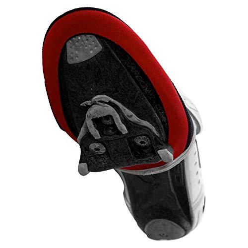 ZONE3 Unisex-Adult Neopren Fahrradschuh Fahrradstiefelüberzüge, Black/Red, One Size ZONE3 Unisex-Adult Neopren Fahrradschuh Fahrradstiefelüberzüge, Black/Red, One Size von ZONE3