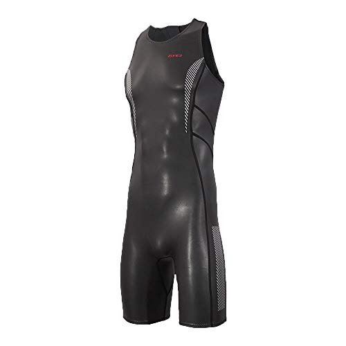 ZONE3 Unisex-Adult Neoprene Kneeskin Kurzer Neoprenanzug, Schwarz-Rot, S ZONE3 Unisex-Adult Neoprene Kneeskin Kurzer Neoprenanzug, Schwarz-Rot, S von ZONE3