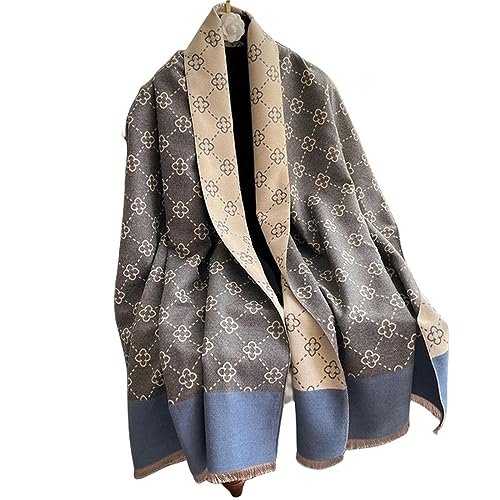 ZONTO Schal Winter Frauenschal Doppelgesichtes Fleece -Schal Warmer Schalschal-A ZONTO Schal Winter Frauenschal Doppelgesichtes Fleece -Schal Warmer Schalschal-A von ZONTO