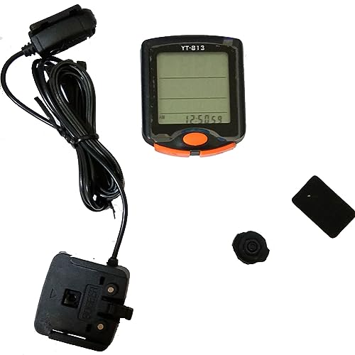 ZONTTR Kabelgebundener Fahrrad-Codemesser, Wasserdichter PVC-Vollbild-Mountainbike-Tachometer von ZONTTR