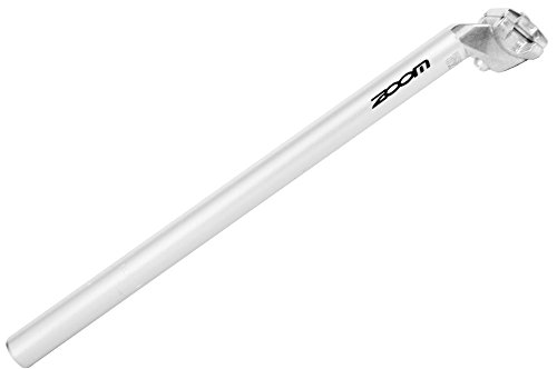 ZOOM SP-C207 Fahrrad-Sattelstütze, 400 mm lang, Standardgröße, Aluminiumlegierung, Silber oder schwarz, silber, 31.2mm ZOOM SP-C207 Fahrrad-Sattelstütze, 400 mm lang, Standardgröße, Aluminiumlegierung, Silber oder schwarz, silber, 31.2mm von ZOOМ