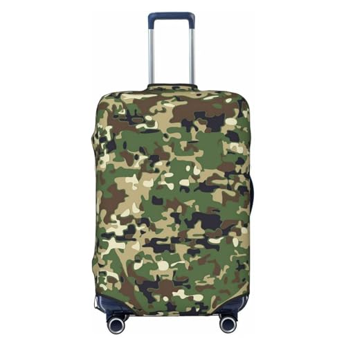 ZORIN Reisegepäck-Abdeckung, Trolley-Koffer, modern, Camouflage-Textur, waschbar, passend für 58,4 - 81,3 cm große Gepäckstücke, Schwarz , S von ZORIN